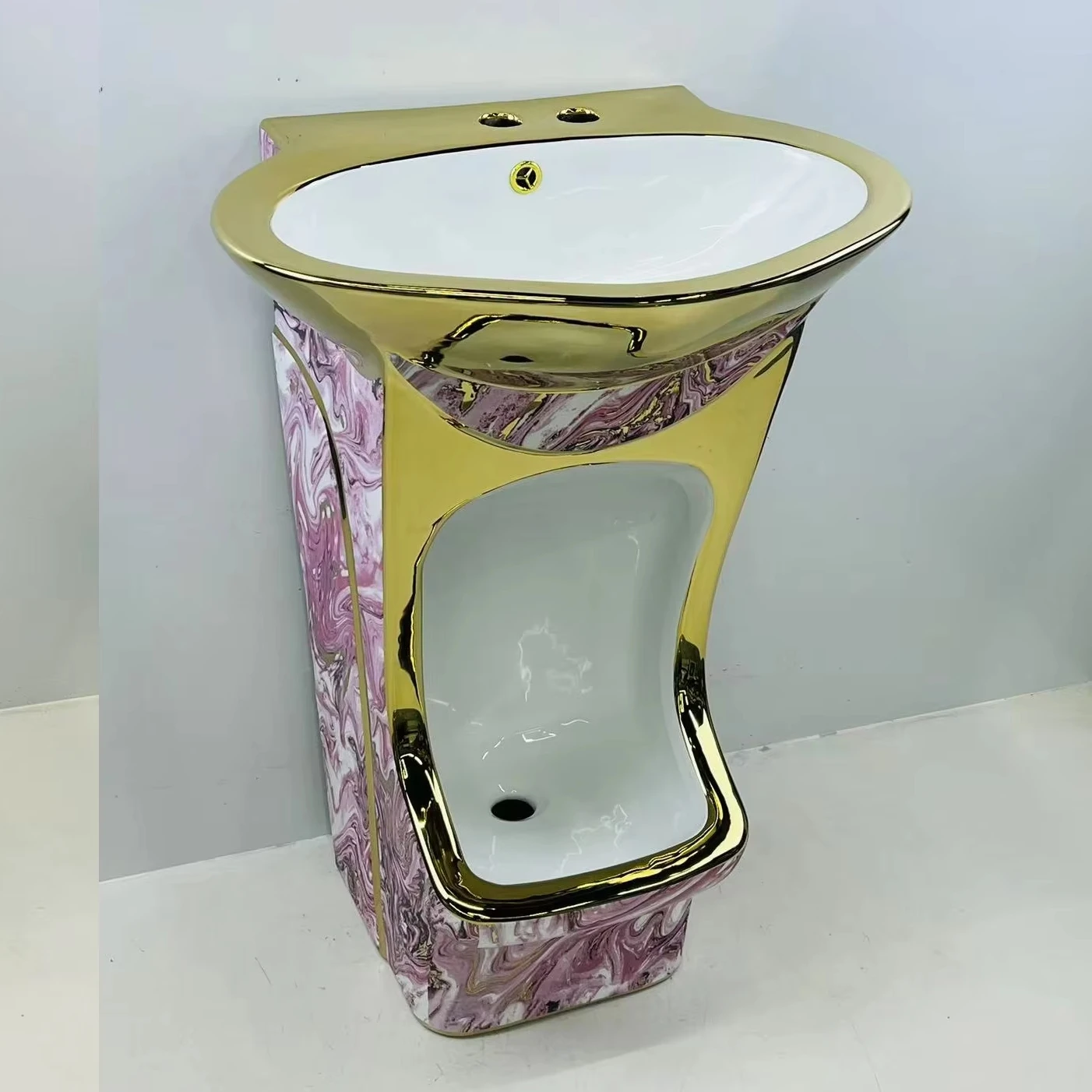 Chaozhou Factory Wholesales HOT Floor Mounted Muslim Wudu Ceramic Washing Sink Wash Basin image 3