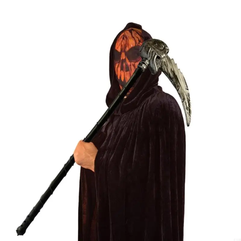 

P8DB Halloween Sickles Halloween Cosplay Sickles Death Tridents Demons Head Sickles