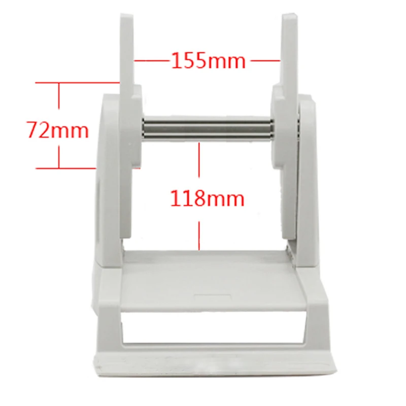 External Rolls Label Paper Holder, 2 in 1 Fan-Fold Paper Holder for Desktop Barcode Label Printer Thermal Receipt Printer