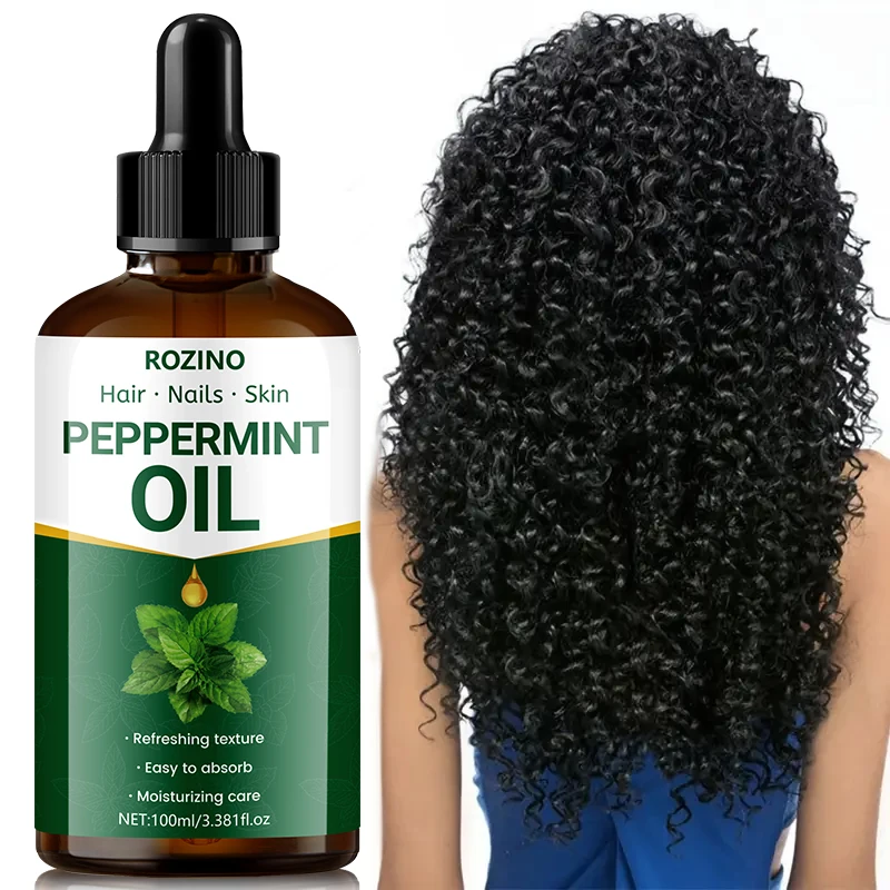 1Pcs/2Pcs/3Pcs Peppermint Essential Oil, Pure Plant Essential Oil, Used for Massage, Shower, Skin Care, Face, Body, Nails, Hair, and Eyelash Care, Versatile