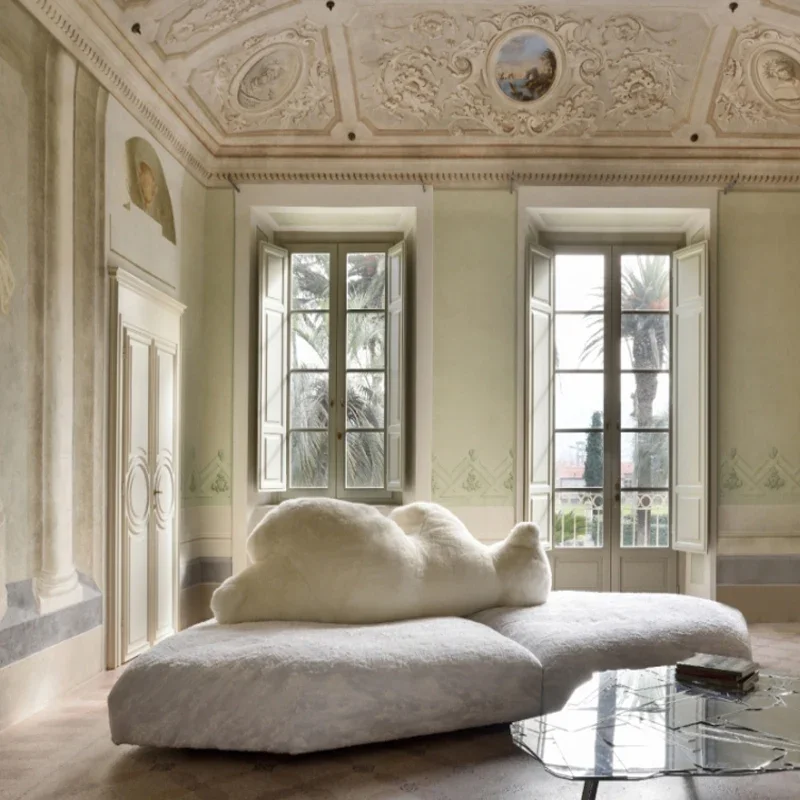 Leichtes, luxuriöses Eckkombinationssofa für das Wohnzimmer