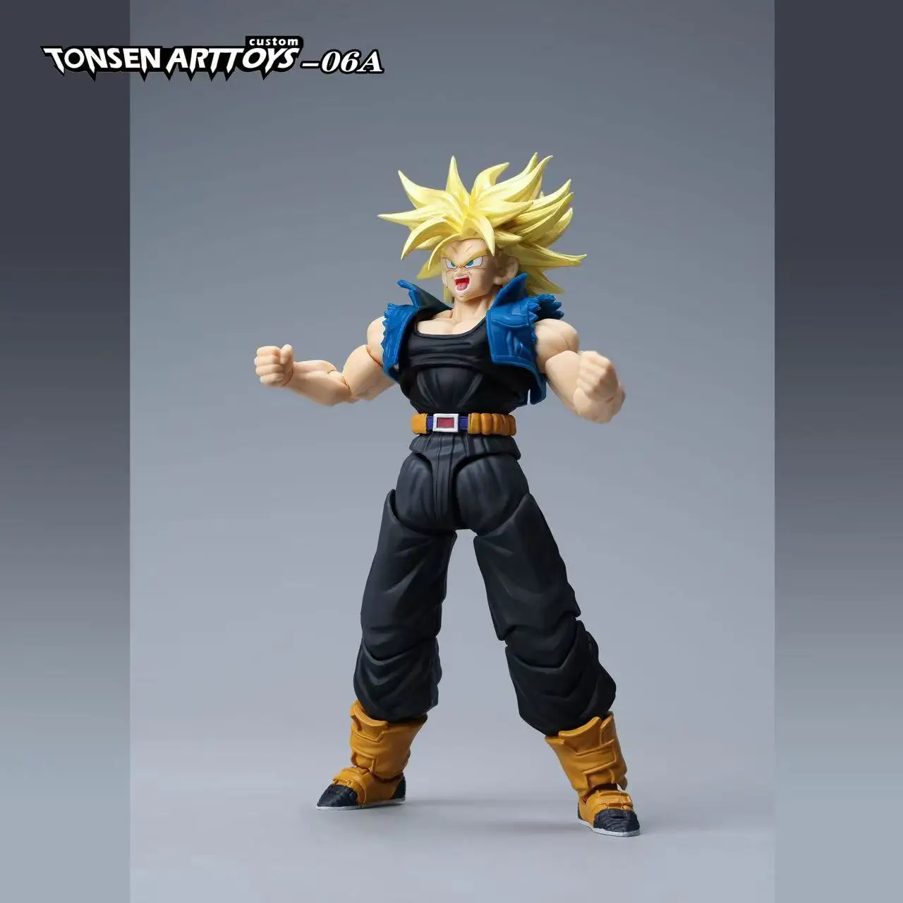 In Stock  Anime FigureTonsen Arttoys Dragon Ball Trunks S.H.Figuarts Super Saiyan Torankusu Figurals Brinquedos Action Model Toy