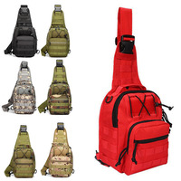 Versatile Tactical Chest Bag Men Outdoor EDC Shoulder Sling Bag Hunting Concealed Range Bag Waterproof Hiking Camping Day Pack