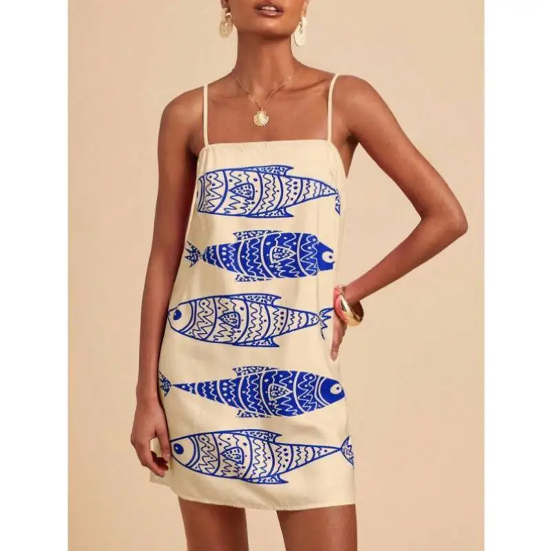 Setelan Olahraga Kasual Wanita Dr Svel Bahan Chiffon Bermotif Musim Gugur Tanpa Merek Seven Sve Length