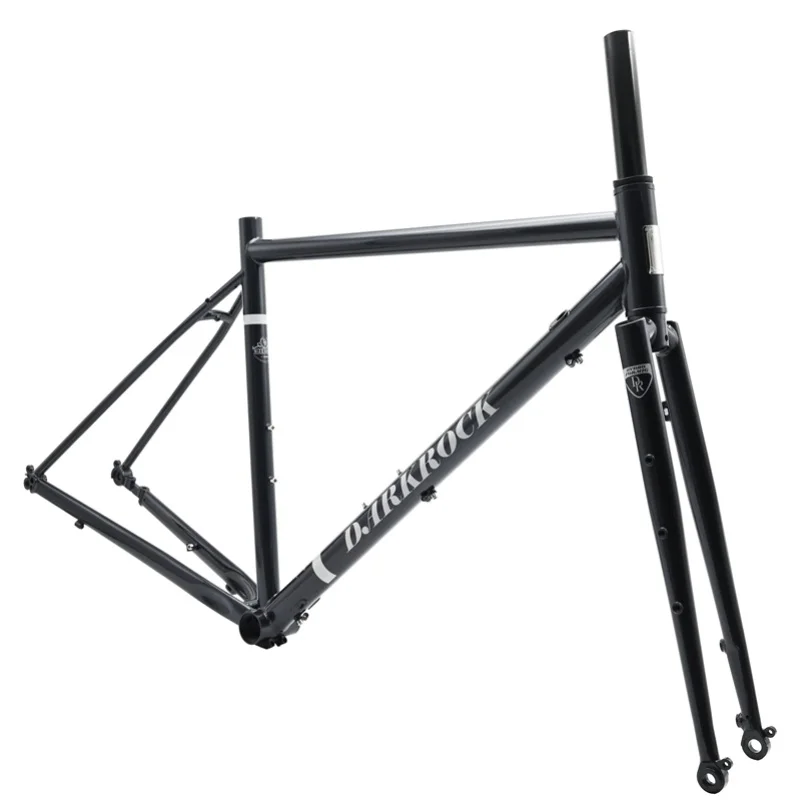 

700C Barrel Shaft Road Disc Brake Darakrock Lutip Frame Gravel CRMO Steel Frame And Front Fork Maximum 700 * 42C Tire