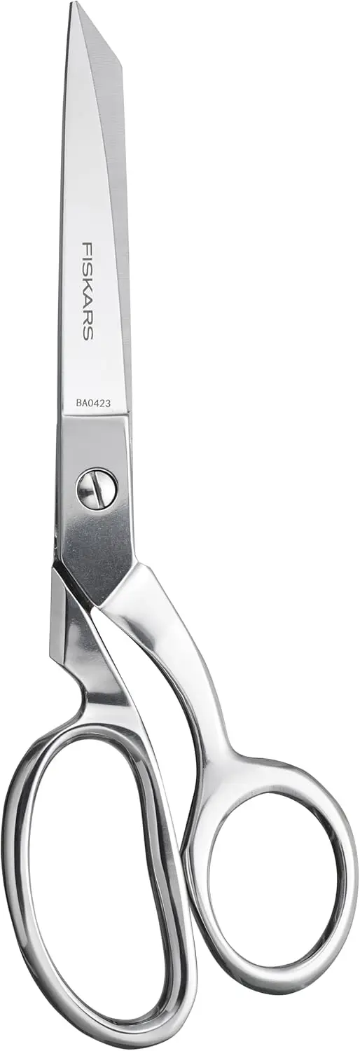 

8" Forged Scissors - Stainless Steel for Fabric, Paper, Sewing, and Crafts