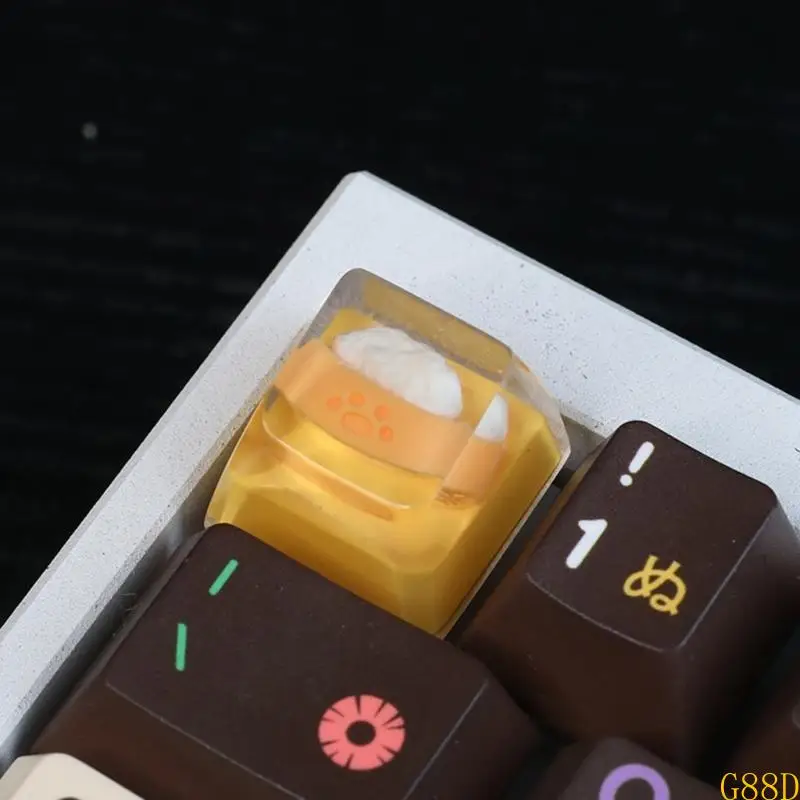 G88D Leuke Dog Bowl Keycaps Anime KeyCaps Hars Handmade KeyCaps ESC Keycap vervanging