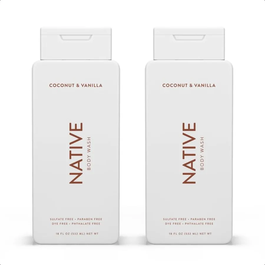 

Native Body Wash Contains Naturally Derived Ingredients For Women Men Sulfate Paraben Dye Free Leaving Skin Soft and Hydrated C