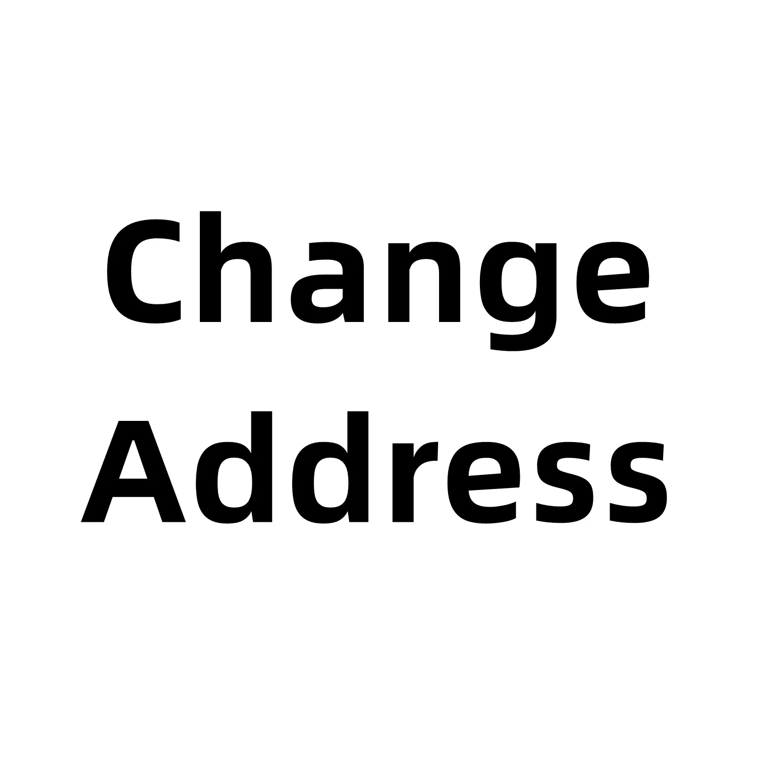 Fill in address