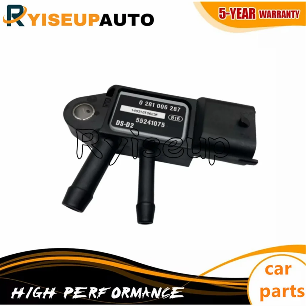 

55200301 55241075 DPF Exhaust Pressure Sensor MAP 0281006287 51855119 51908411 For Alfa Romeo 2008-2022