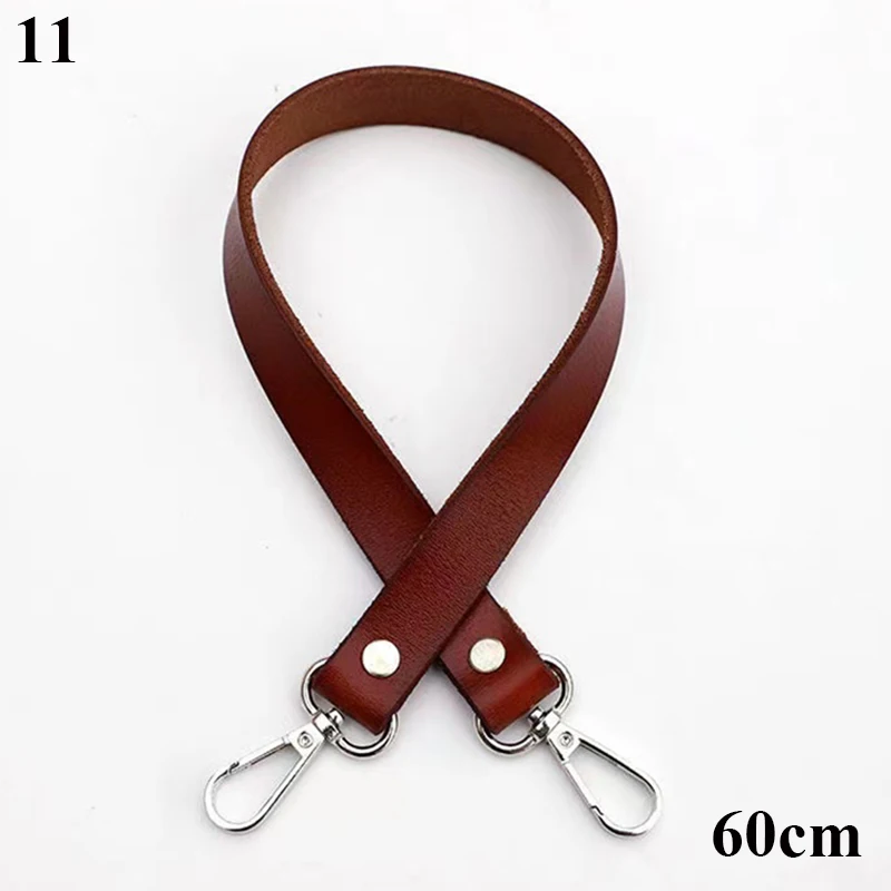 35/60cm PU Leather Bag Handle Shoulder Strap Replacement Short Belt Adjustable Wide Shoulder Bag Strap Accessories For Handbags