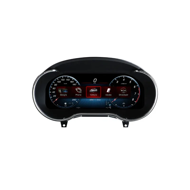 

LCD Dashboard Panel Car Digital for GLC 2016-2020 Car Multimedia Player Dashboard Speed Meter Screen