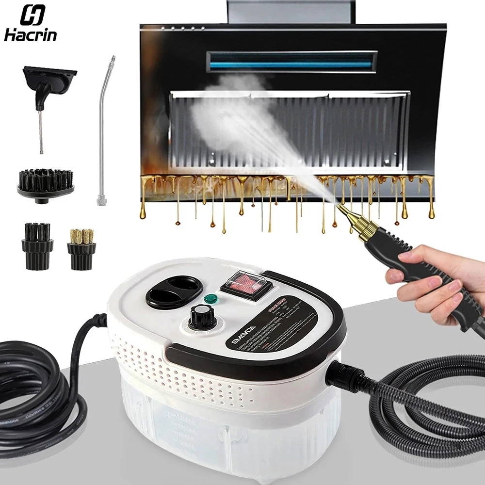 2500W High Pressure Steam Cleaner Steam Cleaner Handheld High Temperature Steam Cleaner For Home Kitchen Bathroom Car Cleaning