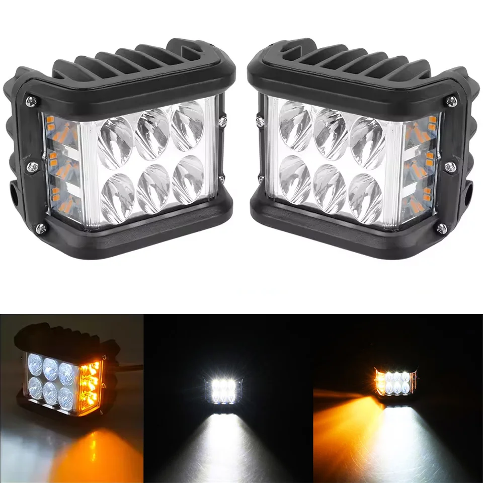 

12V 24V LED Bar Offroad Spot Flood Combo LED Light for Car Truck Boat Atv Tractor 45W Spotlight 3000K 6000K LED Work Light