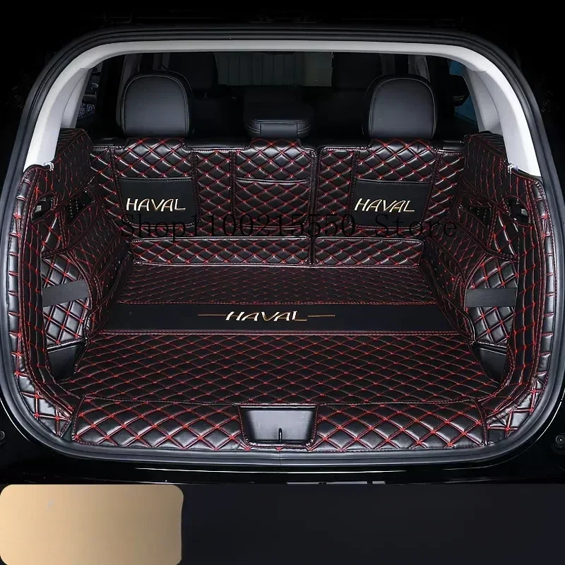 For Haval H6 3rd Gen 2024 Leather Car Trunk Mats Cover All-inclusive Anti-Dirty Protection Carpet Pads Set Styling Accessories