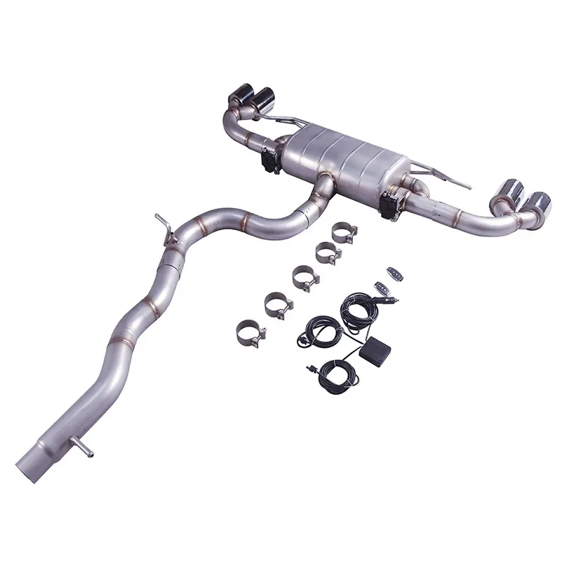 The Valve Muffler Exhaust System is applicable to the cat-back exhaust system of 2007-2014