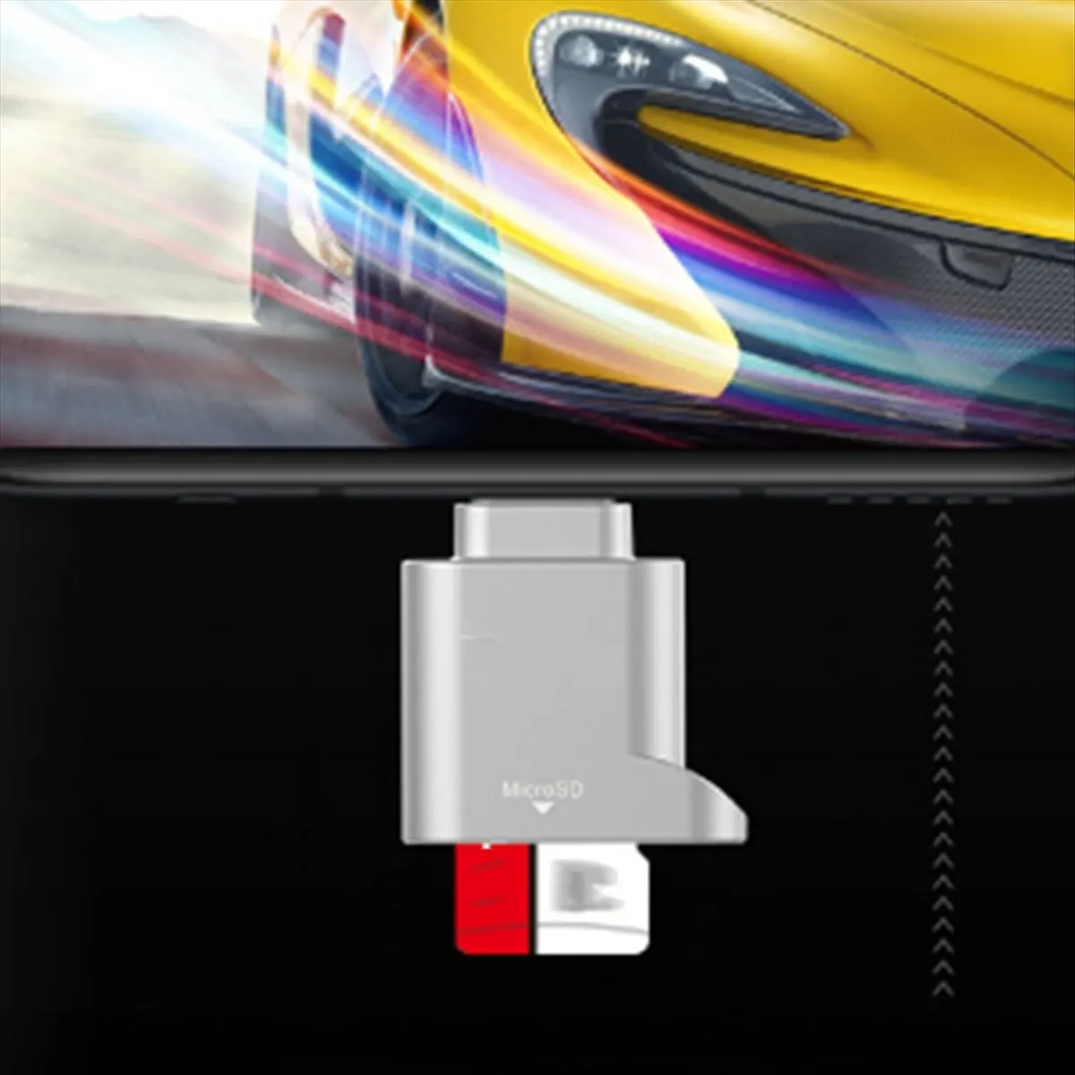 Top Sale USB Type C Card Reader USB-C TF Micro-SD OTG Adapter Type-C Memory Card Reader for Laptop Smart Phone