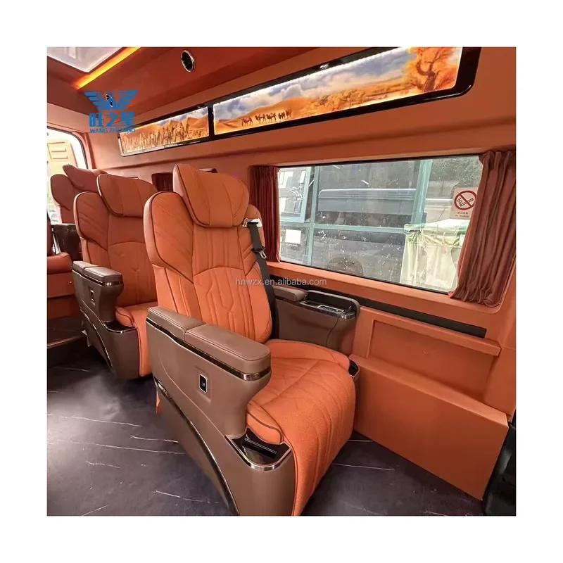 For Land Cruiser VIP Van with Leather Electric Massage Chair Modified Mercedes W447 Vito Maxus V80 Captain Seats