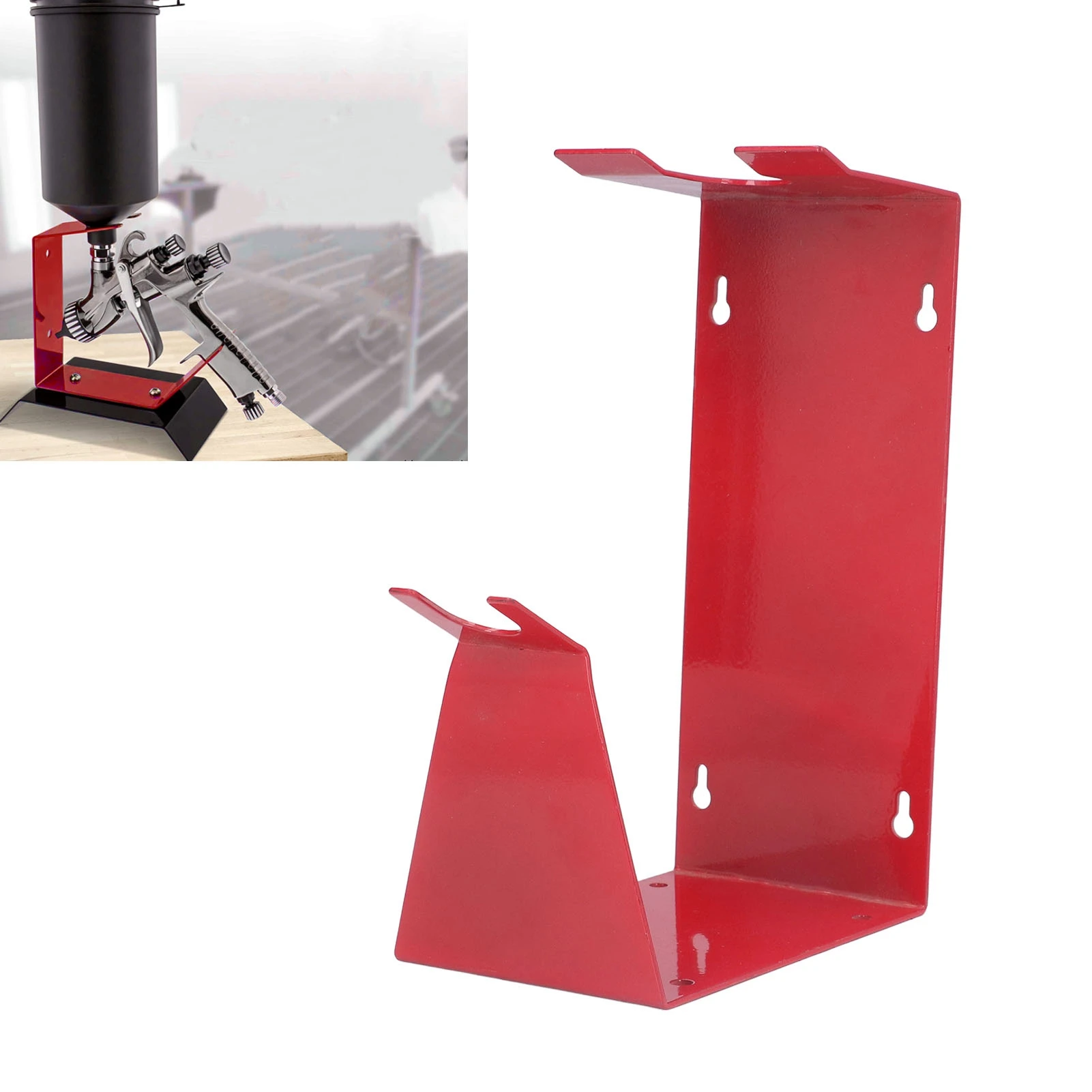 

Paint Sprayer Holder Replacement Metal Steel Air Paint Spray Tool Fixing Stand Bracket