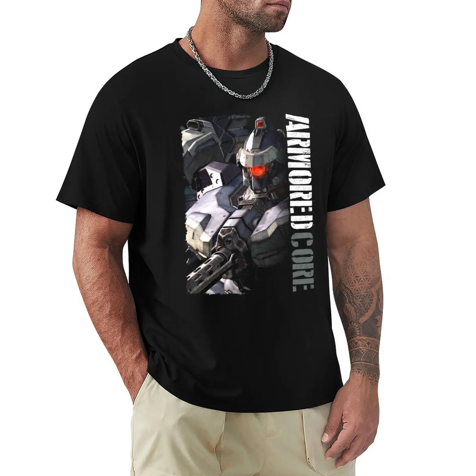 

ARMORED CORE T-Shirt funny shirt cotton quick-drying mens clothing
