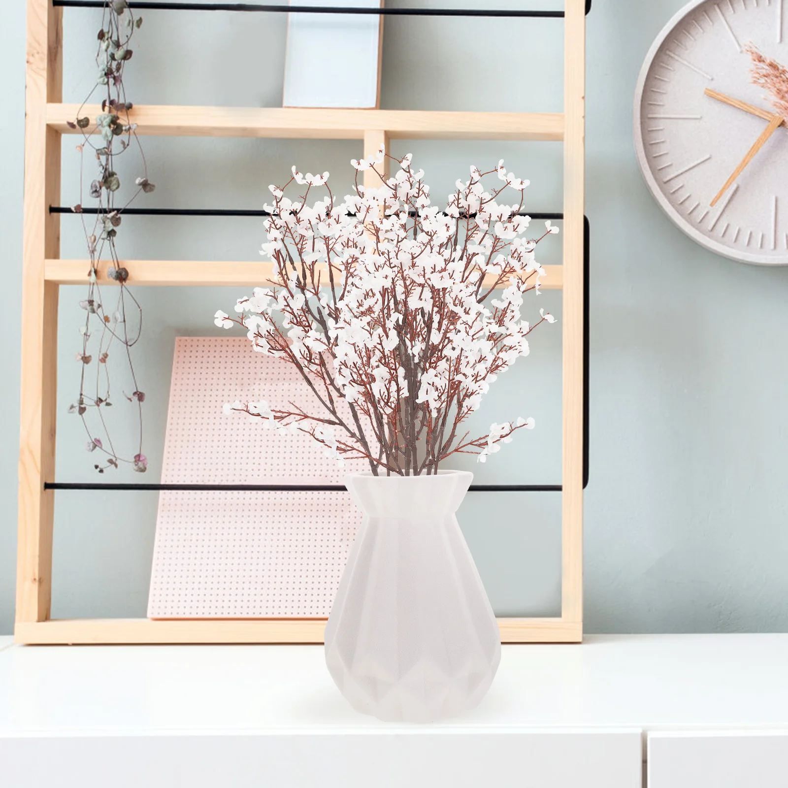 

6Pcs Gypsophila Flower Bouquet Real Touch Artificial Fake Flowers Wedding Bride Table Decoration Gypsophila Bouquet