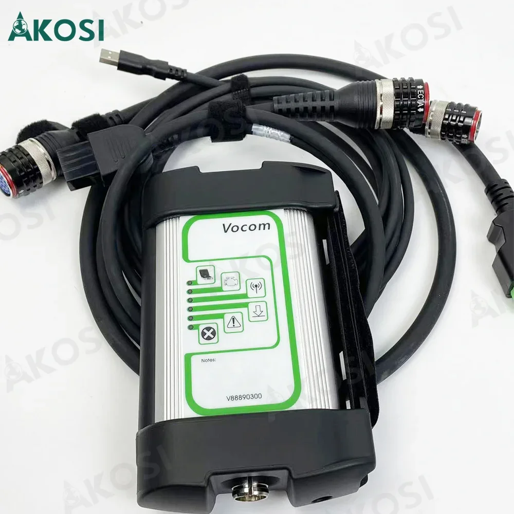 Heavy Duty truck Vocom 88890030 Interface 24v Truck Excavator Diagnostic Tool