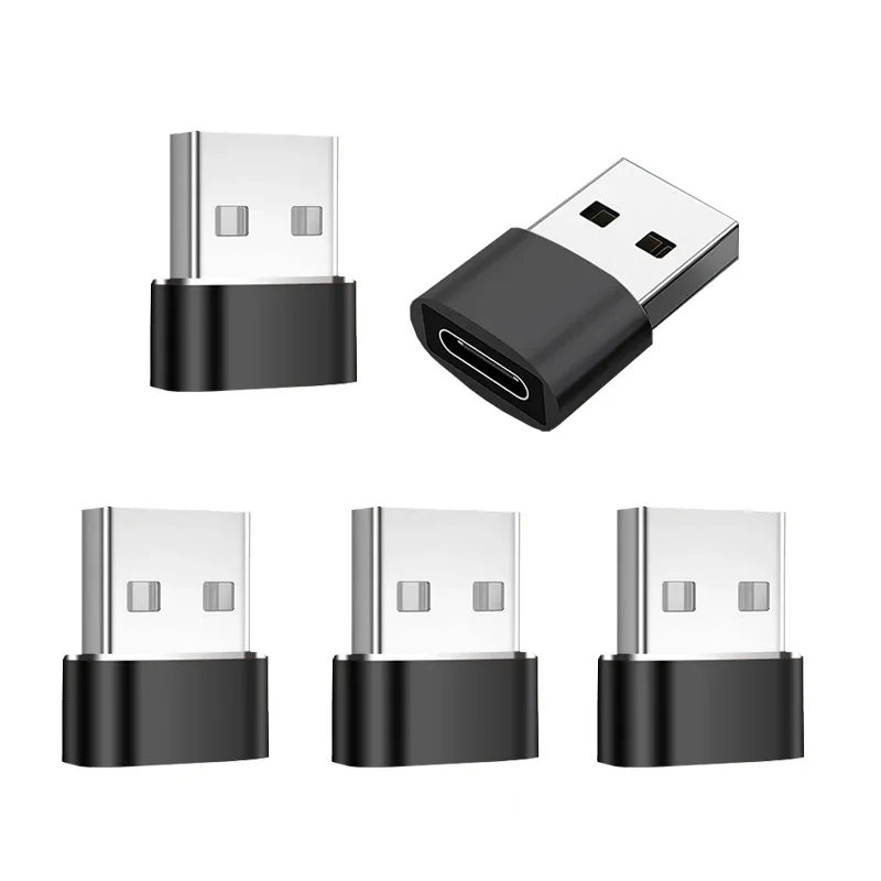 

1/2/5pcs USB C Adapter USB To Type C Adapter for PC Laptops Male To Female USB C Converter USB Type-C Converter for iOS Windows