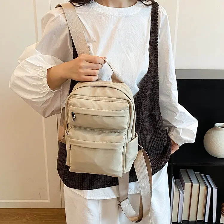 New Lightweight Dual-Shoulder Computer Backpack for Women Outdoor Waterproof High School Bookbag Korean Style University Stud...