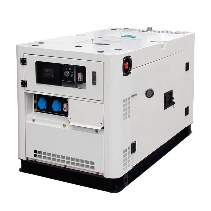Silent double-cylinder air-cooled small generator 10/12/15/20KW single-phase 220V three-phase 380V
