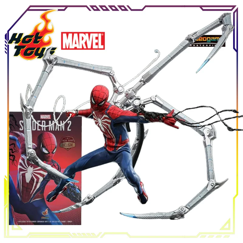 

HOT TOYS Osoriginal 1-6 Mobile Doll VGM 054 "Marvel Spider Man 2" Peter Parker (Advanced Suit 2.0) Action Figure Model Toys