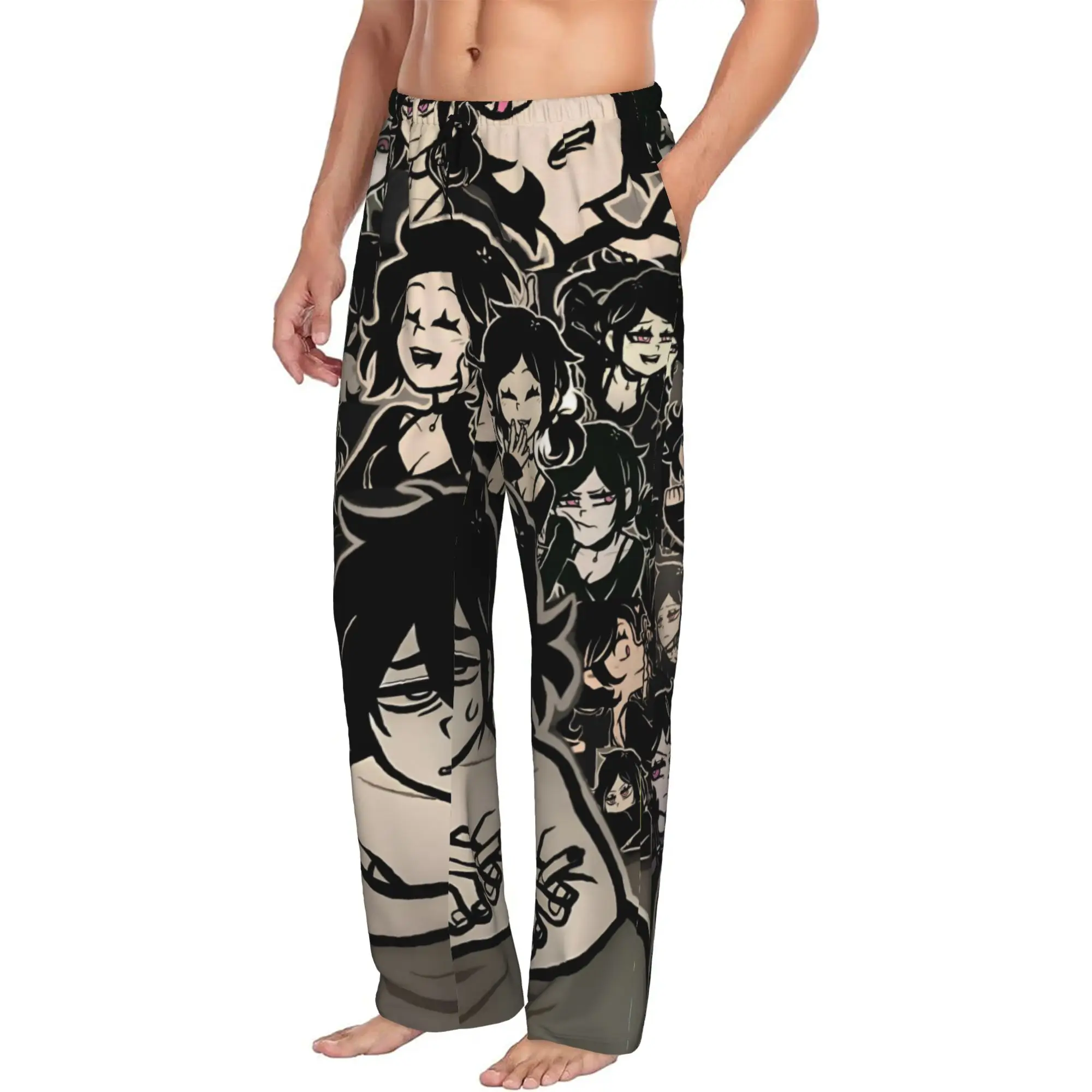 Custom The Coffin of Andy and Leyley Pajama Pants Men Andrew Sleepwear Lounge Sleep Bottoms Stretch with Pockets