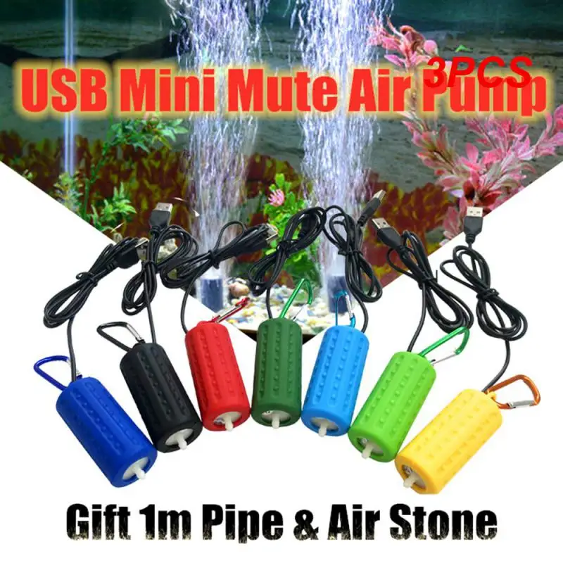 

3 шт., портативный кислородный воздушный насос для аквариума