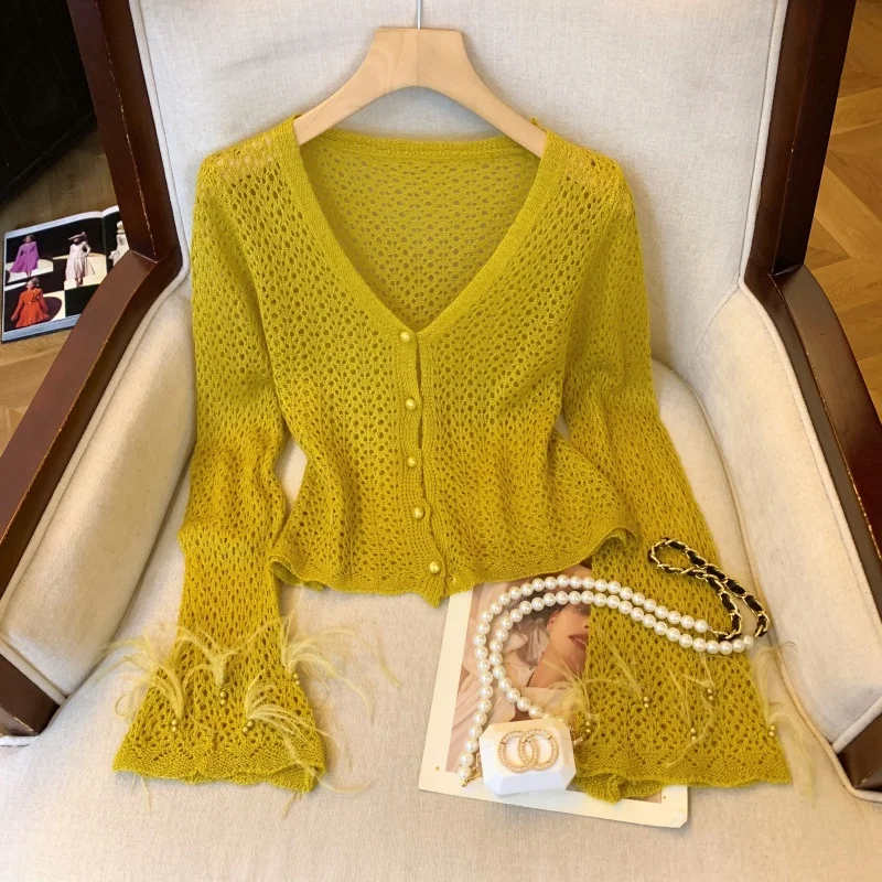 

Свитера Джемперы Кардиганы женские для женщин Корейский стиль Панк Альтернативный необработанный подол Рваная граница Концертный фестиваль Готический рок Ins