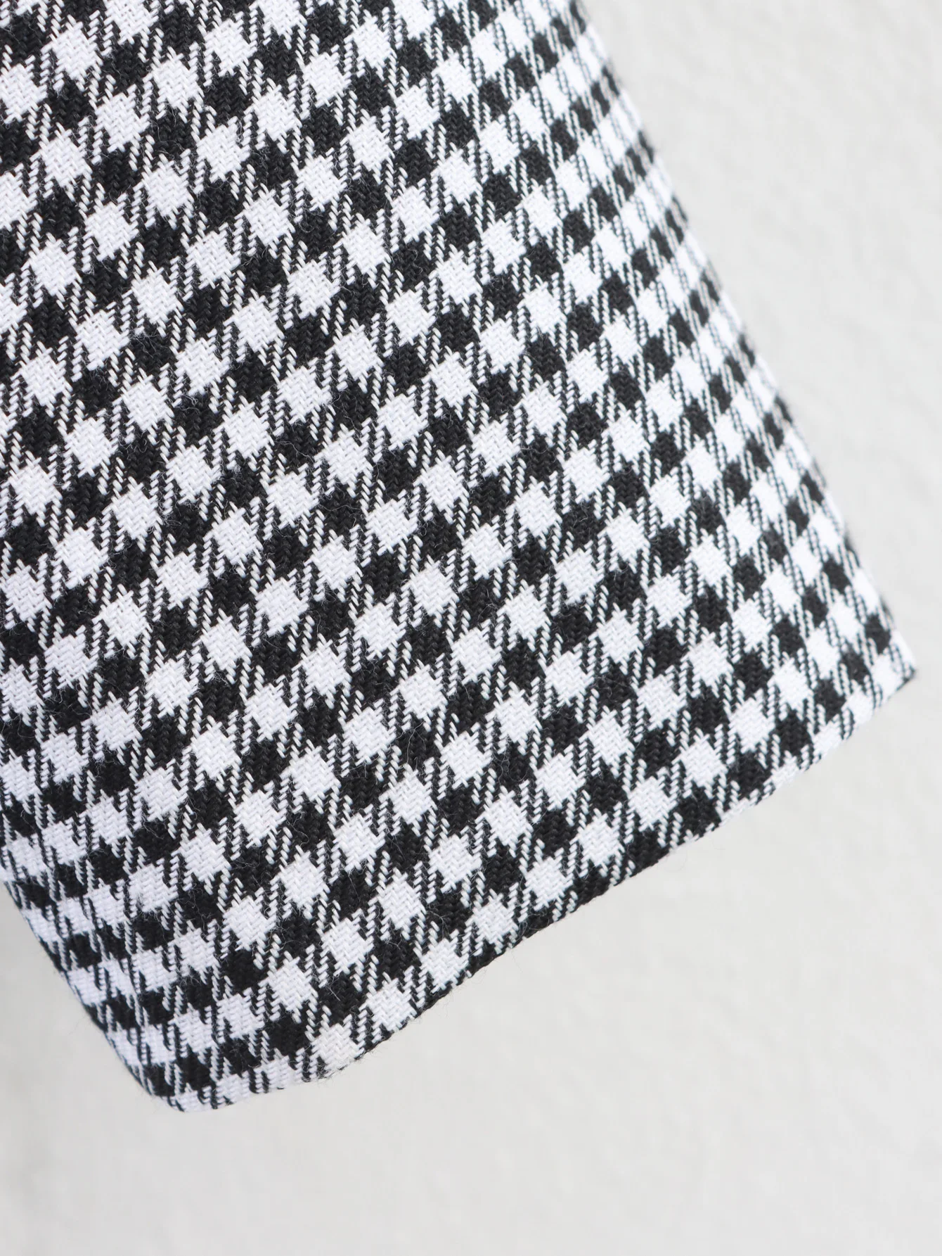 معطف نسائي موضة 2025 على الطراز الأوروبي والأمريكي للصيف منتج جديد بشبكة ألف طائر بلونين معطف بدلة ملابس خارجية Mujer