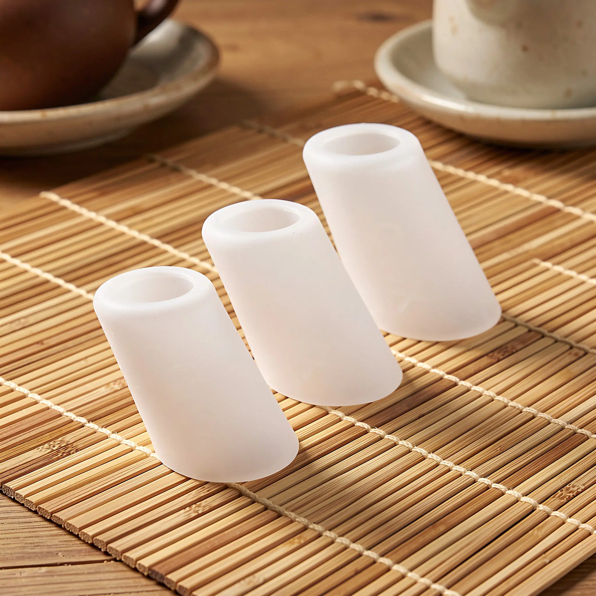 3Pcs Teapot Spout Sleeve Silicone Protective Anti-Leak Drop-Proof Cover Tea Pot Accessories Heat Insulation Design