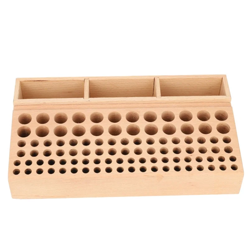 98 Holes Storage Rack Leather Craft Tool Holder Box Hand Work Holder Stand Organizer