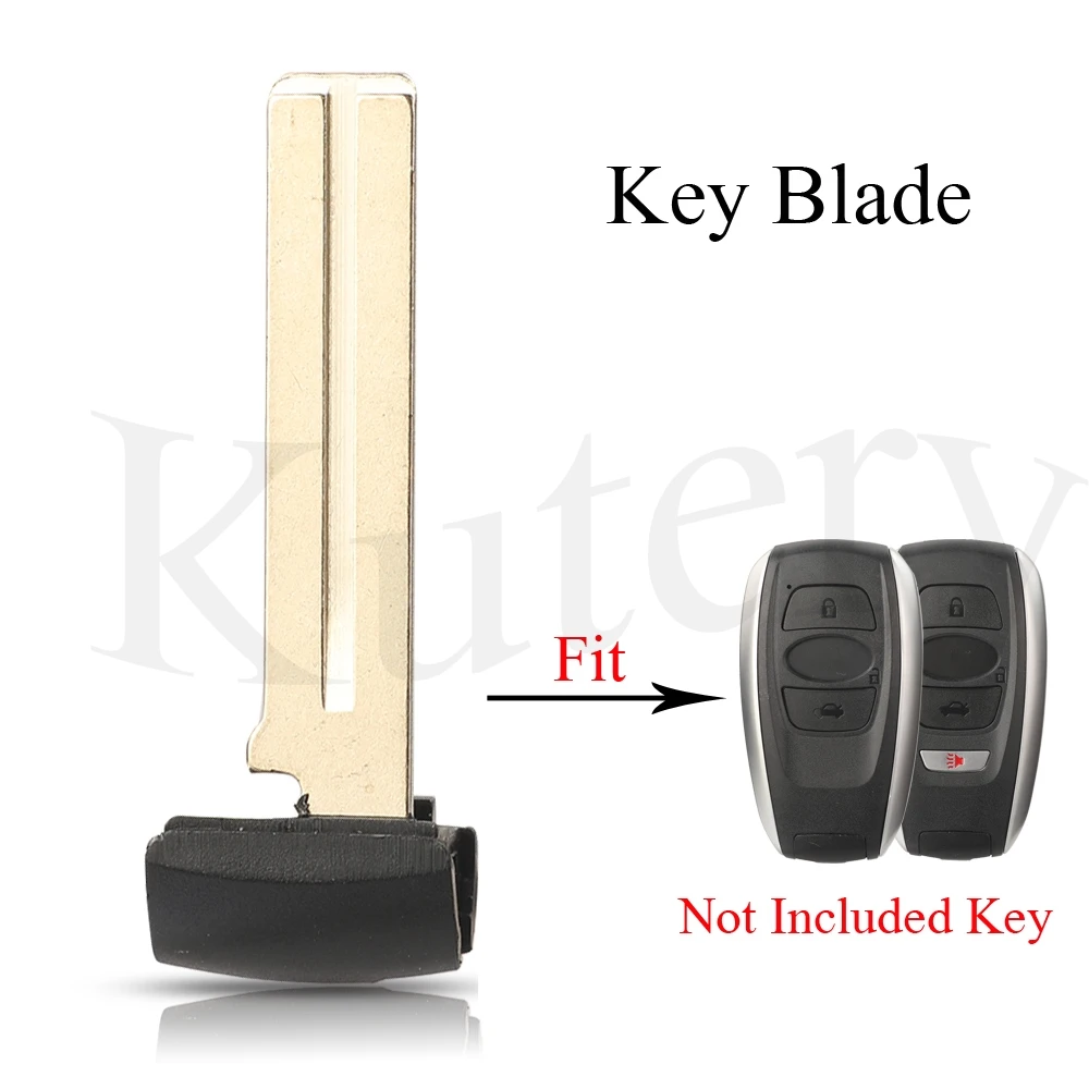 jingyuqin Remote Smart Keyless Insert Key Blade For Subaru Forester Legacy Impreza XV BRZ TOY12 Uncut Blade Replacement