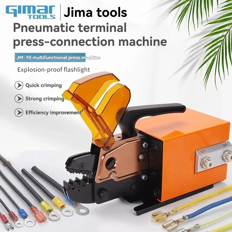 

NEW Wire Crimping JM10 Pneumatic Wire Clamp Terminal Cold Crimping Terminal Machine