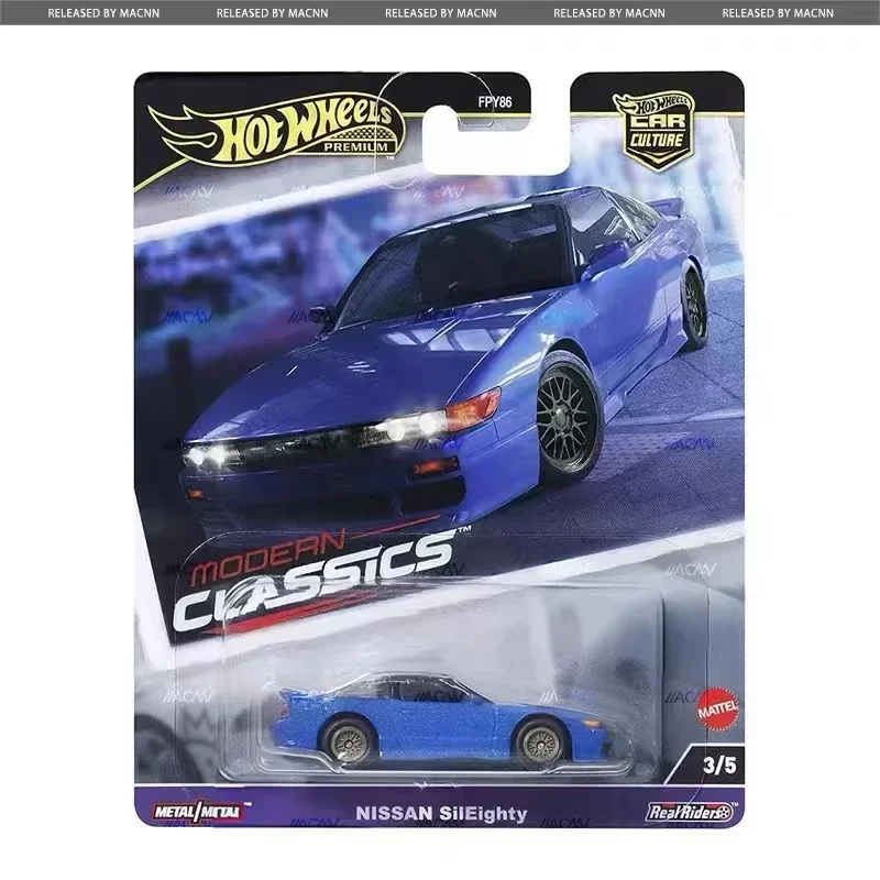 Hot Wheels Auto Cultuur Moderne Klassieke Serie Auto Model 1/64 Benz 190e Nissan Skyline Sileighty Subaru Aangepaste Auto Speelgoed Jongen Gift