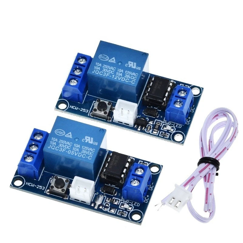 5V 12V Single Button Bistable Switch Bi-stable Relay Module Car Modification Switch One-button Start-stop Self-locke For Arduino
