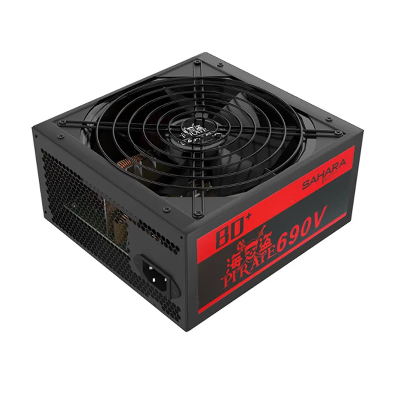 PC Power Supply PSU Rated 500W Max 750W For ATX Computer 120mm Fan 24 Pin PCI SATA 12V Case Gaming EU Plug