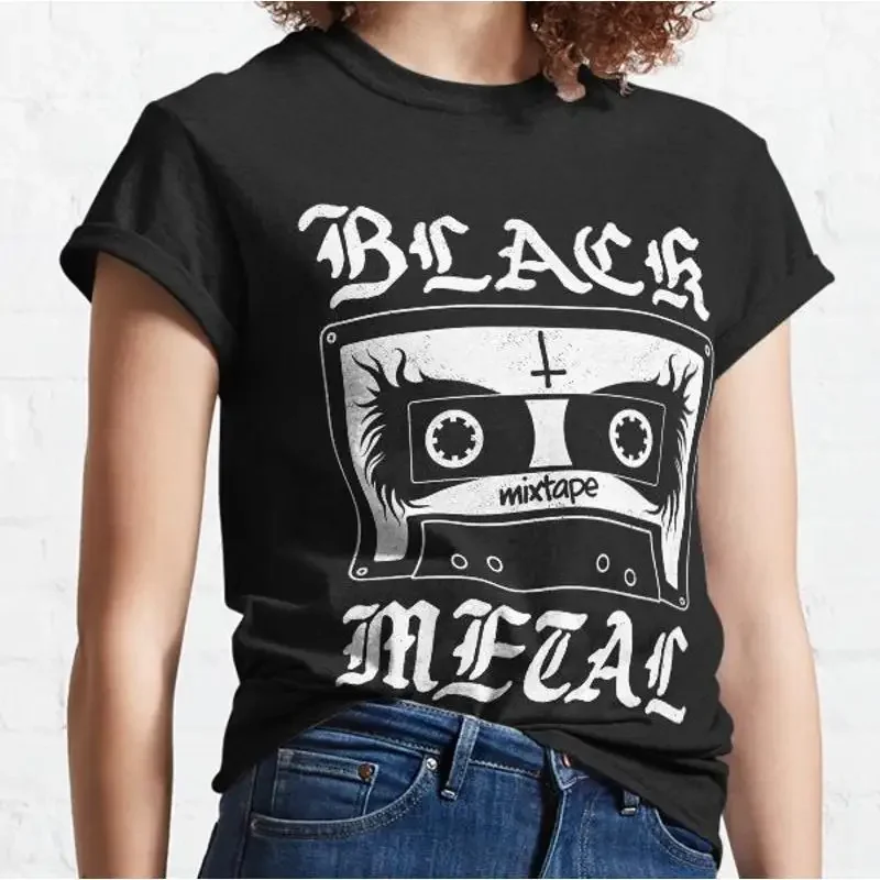 Black Metal Mixtape Goth Humor Corpse Paint Classic T Shirt