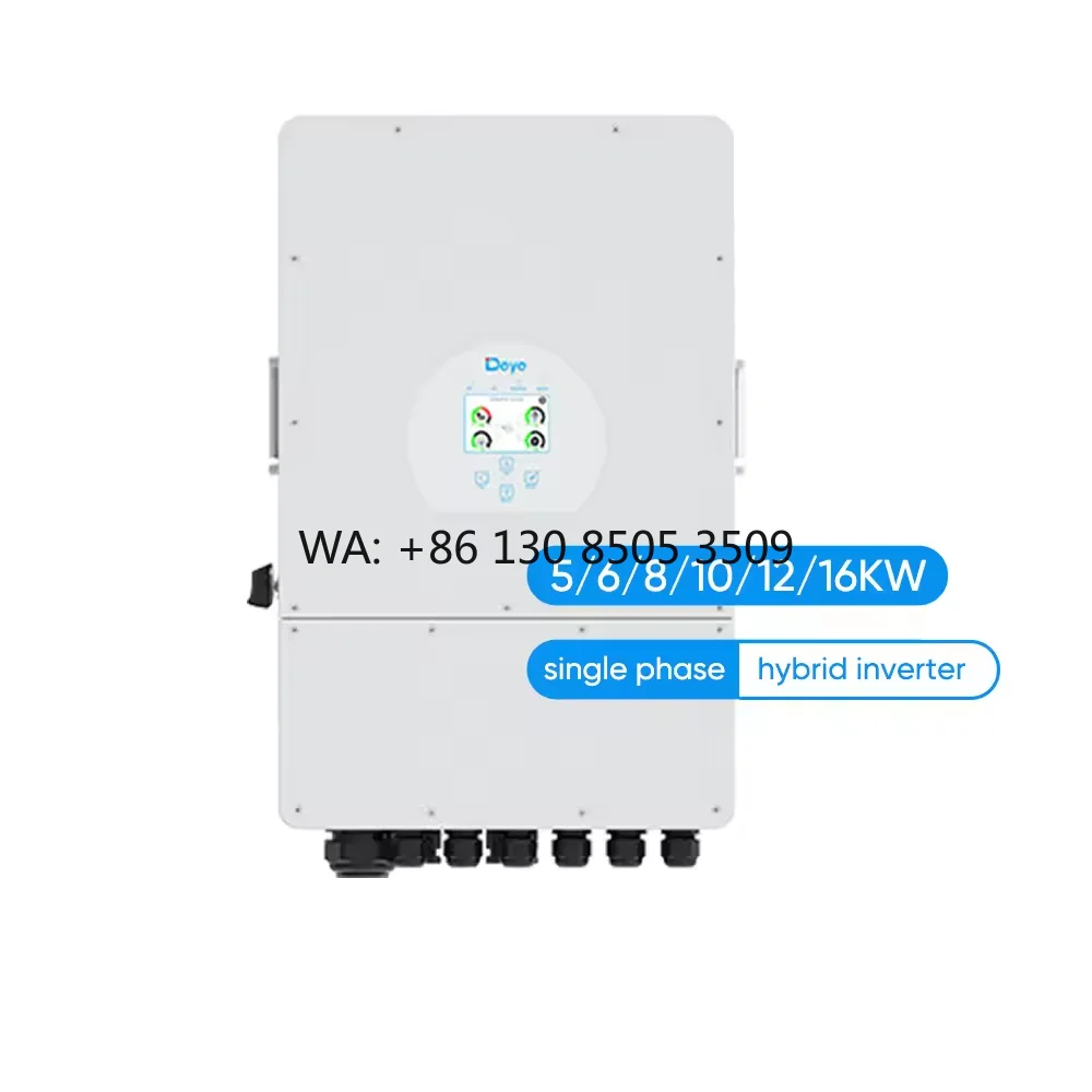 

Deye Factory Price Single Phase Hybrid Inverter SUN-12K-SG01LP1-EU 12Kw Hybrid Solar System Energy Product