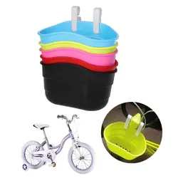 Bicycle Basket Hollow Children Bike Tricycle Scooter Storage Front Handlebar Plastic Carrier Cycling Kids Riding Shopping