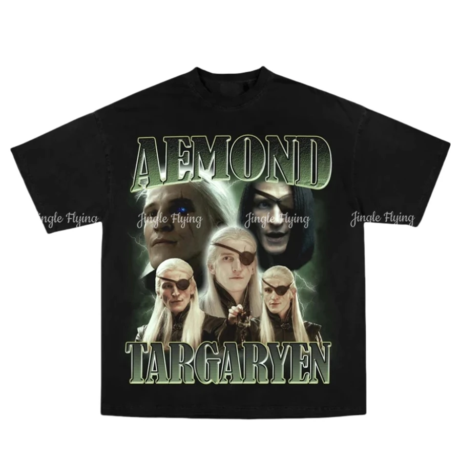 Aemond Targaryen Bootleg Unisex Tshirt Printable Design Tribute Aesthetic Crewneck Sweatshirt Trendy Tee