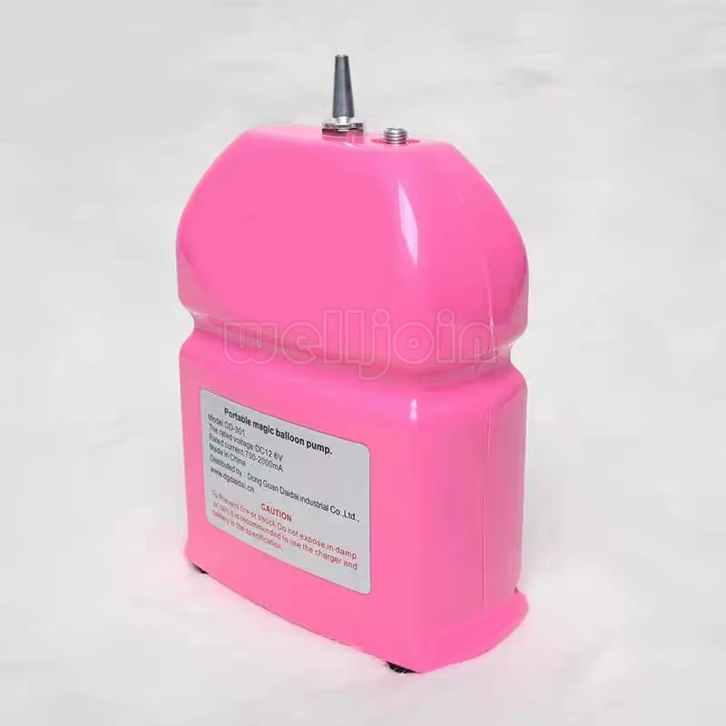 DD-301 tragbare elektrische magische Ballon pumpe wiederauf ladbare lange Ballon luftpumpe tragbare drahtlose Ballon luftpumpe 110-240v