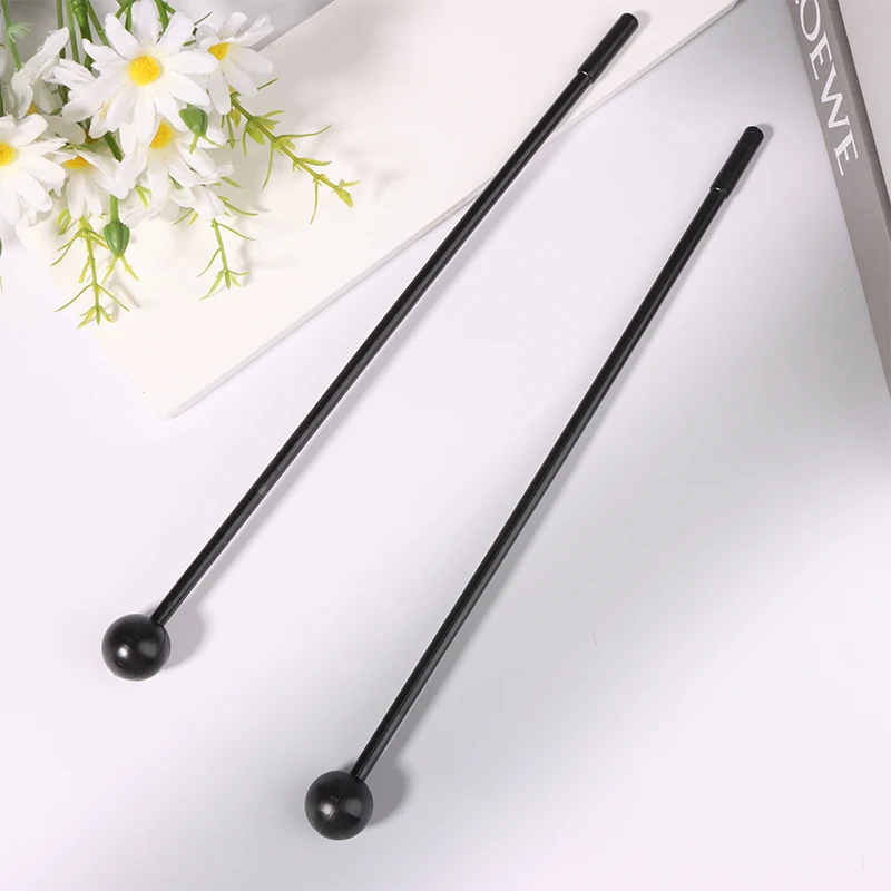 Hot! 2Pcs 28cm Percussion Drum Sticksmallets Drumsticks Adults Stick Mallet Rhythm Rubber Kids Stick Mallet Plastic Instrument