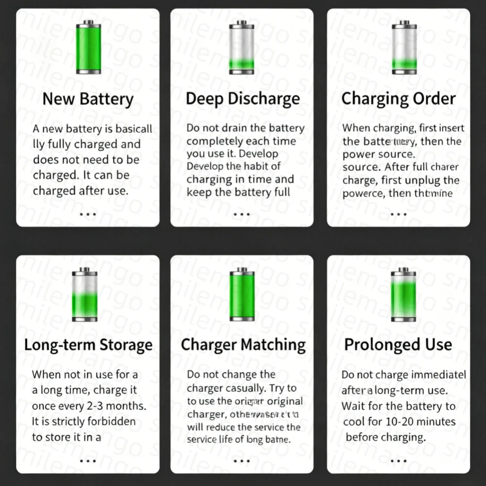 Akumulator litowy 4800 mAh do lasera na podczerwień, do poziomica laserowego 2-liniowego / 3-liniowego / 5-liniowego / 12-liniowego, uniwersalny, cyfrowy. — zdjęcie produktu 3