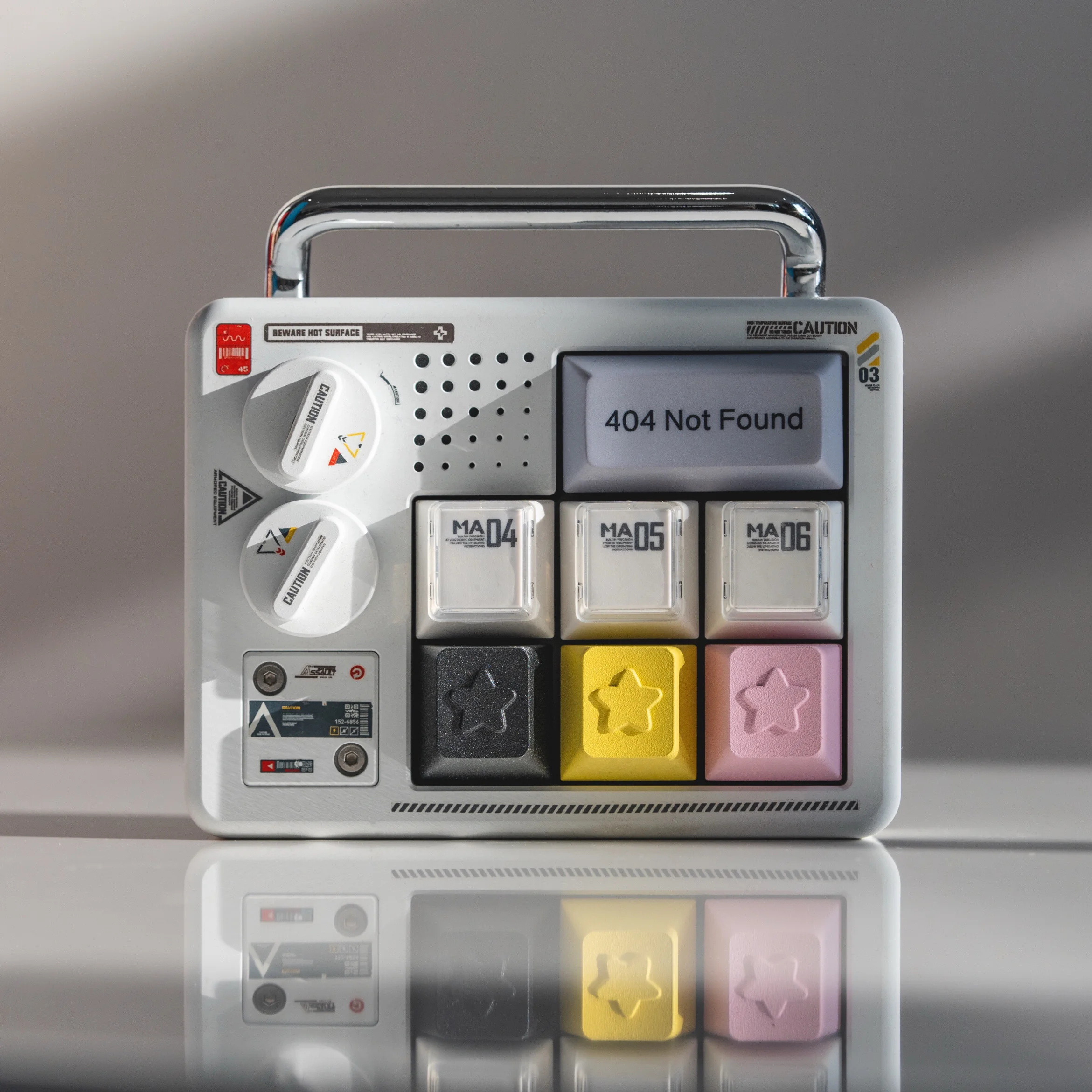 

Star metal keycaps, simple CNC aluminum alloy keycaps, original height R4