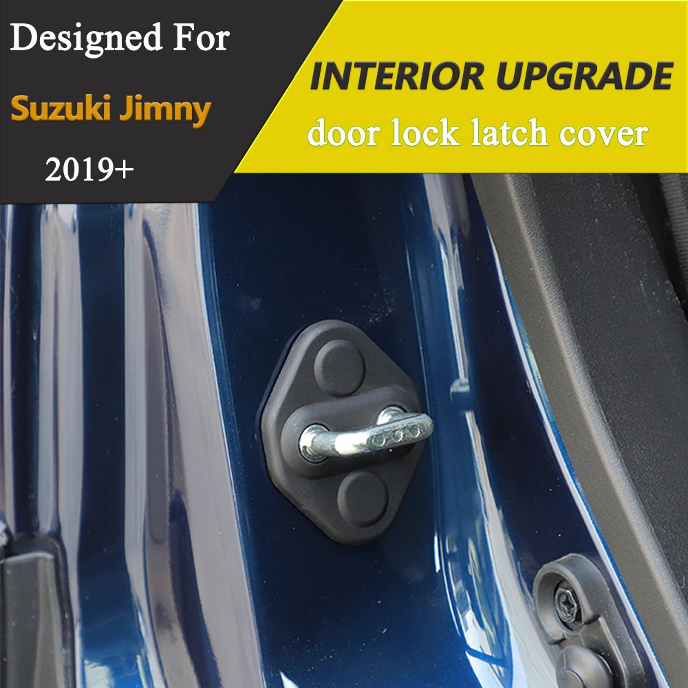Car Door Lock Latch Cover Screw Limiter Guard Rear Glass Heating Wire Protector for Suzuki Jimny JB64 JB74 2019-2025 Accessories